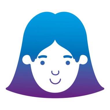 güzel ve genç kadın baş