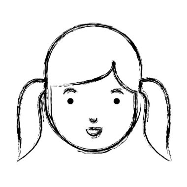 güzel ve genç kadın baş