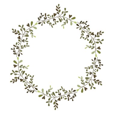 taç yapraklar dairesel çerçeve