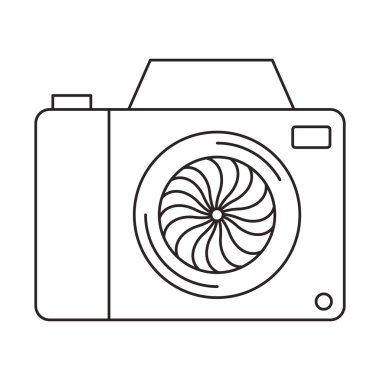 kamera fotoğraf izole simgesi