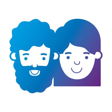 Çift kafaları karakterler Avatars