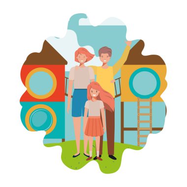 park oyun alanı avatar karakteri aile