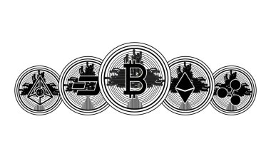 cryptocurrency set sikke simgeleri