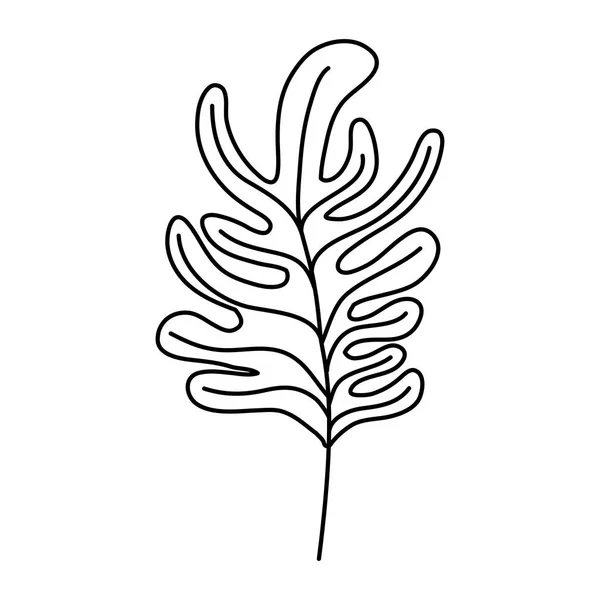 Leveles növény ökológia ikon — Stock Vector