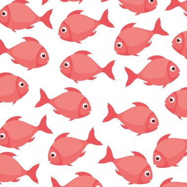 izole balık model simge