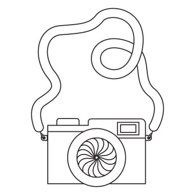 kamera fotoğraf izole simgesi