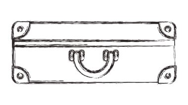 bavul seyahat izole simgesi