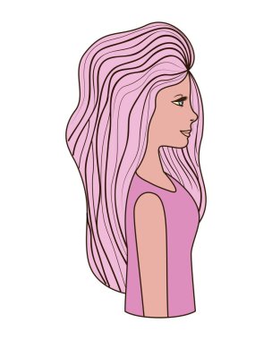 genç kadın avatar karakter