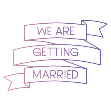 Kurdele çerçevesi ile evli kaligrafi