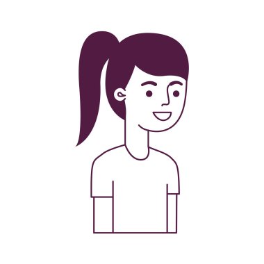 genç kadın avatar karakter