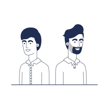 Genç erkek avatar karakter