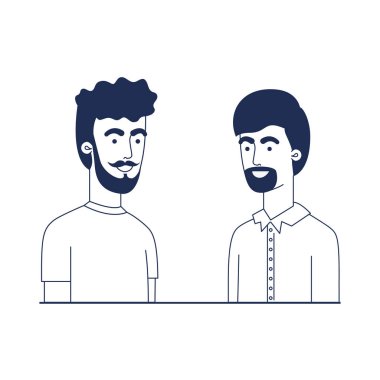 Genç erkek avatar karakter