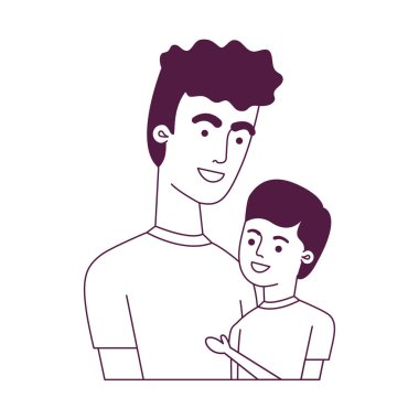 oğlu avatar karakteri ile baba