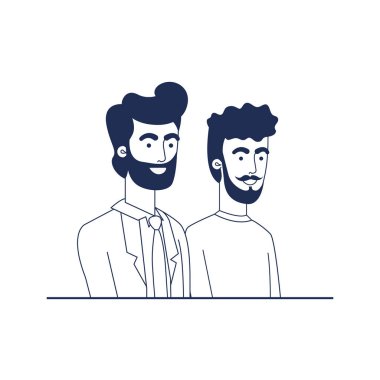 Genç erkek avatar karakter