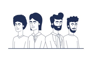 Genç erkek avatar karakter