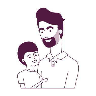 oğlu avatar karakteri ile baba