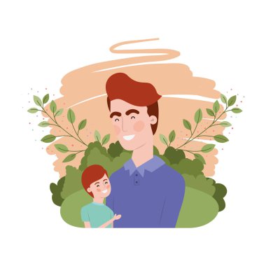 oğlu avatar karakteri ile baba