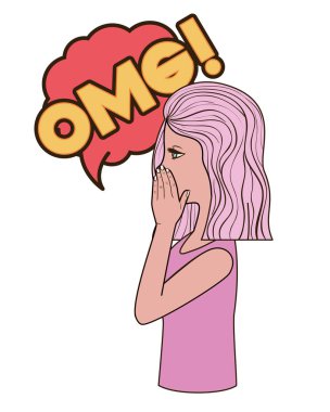 Kadın omg avatar karakteri diyor