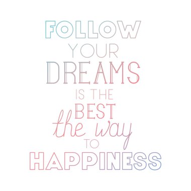 El yapımı yazı ile mutlu mesaj