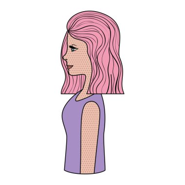 genç kadın avatar karakter