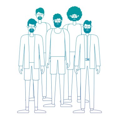 erkek karakter grubu