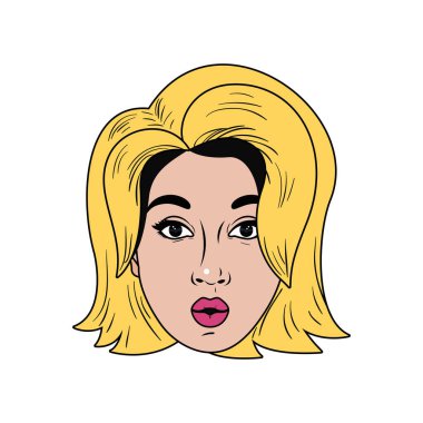 Genç kadın avatar karakter Başkanı