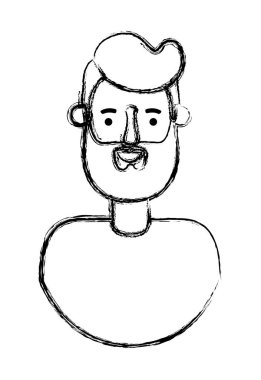 Sakallı genç adam Avatar karakteri