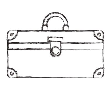 bavul seyahat izole simgesi