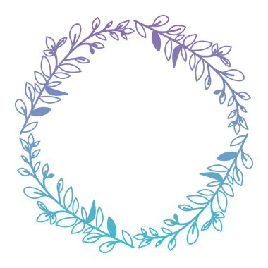 taç yapraklar dairesel çerçeve