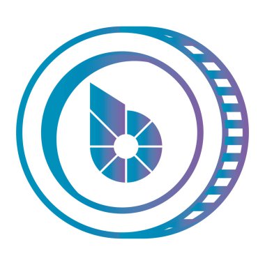 cryptocurrency biteshares para izole simgesi