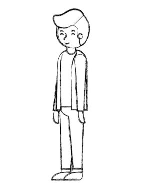 genç adam avatar karakter