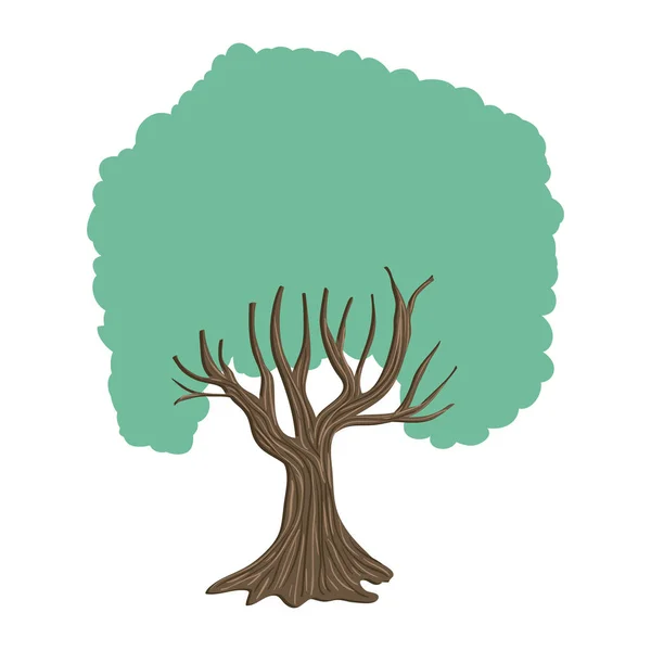 Δέντρο φυτό φύση εικονίδιο — Διανυσματικό Αρχείο
