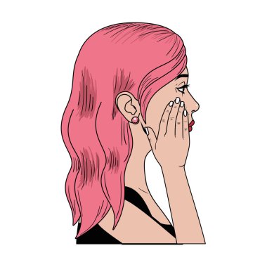 genç kadın avatar karakter