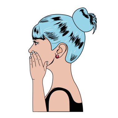 kadın gizli bir avatar karakteri anlatıyor