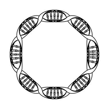 dairesel DNA zincir bilimi simgesi