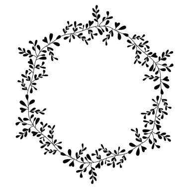 taç yapraklar dairesel çerçeve