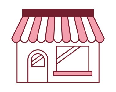 Açık simgesi bina depolamak