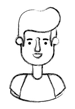 genç adam avatar karakter