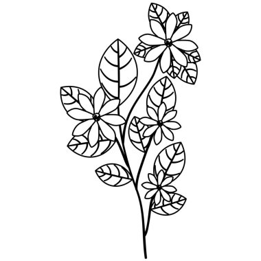 güzel çiçek ve Leafs Bahçe