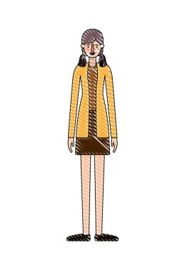 güzel ve genç kadın karakter