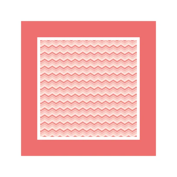 Текстильна рамка візерунка ізольована піктограма — стоковий вектор