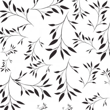 güzel yapraklar desen arka plan izole simgesi