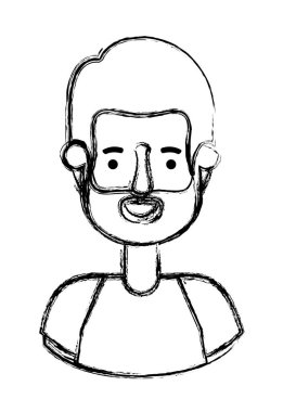 Sakallı genç adam Avatar karakteri