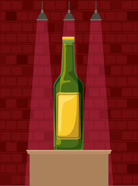 Икона лучшего напитка из бутылки — стоковый вектор