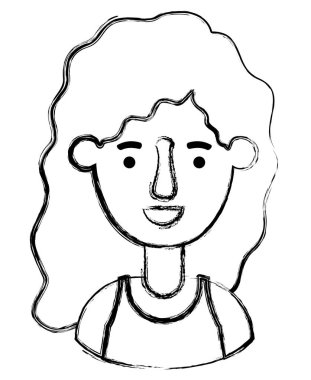 güzel ve genç kadın karakter