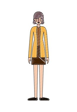 güzel ve genç kadın karakter