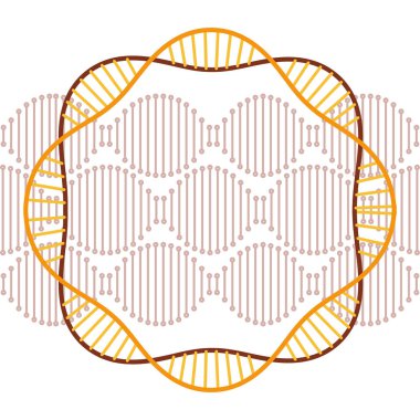dairesel DNA zincir bilimi simgesi