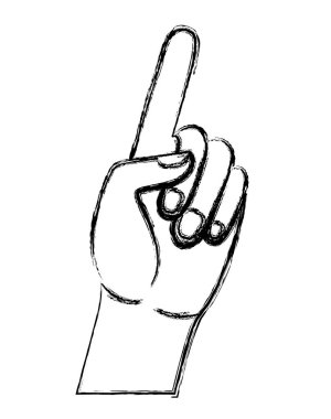 el insan dizin izole simgesi