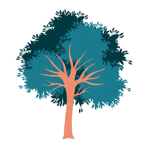 树漆水彩风格 — 图库矢量图片
