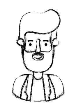 Sakallı genç adam Avatar karakteri